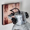 Hora Muurlamp Hout licht, Zilver, 1-licht