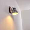 Hora Muurlamp Hout licht, Zilver, 1-licht