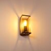 Faroer Buiten muurverlichting Zwart, 1-licht, Bewegingsmelder
