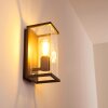 Faroer Buiten muurverlichting Zwart, 1-licht, Bewegingsmelder