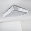 Sora Plafondlamp LED Nikkel mat, 1-licht