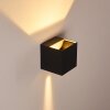 Fauderup Buiten muurverlichting LED Antraciet, 2-lichts