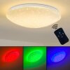 Foxes Plafondlamp LED Wit, 1-licht, Afstandsbediening, Kleurwisselaar