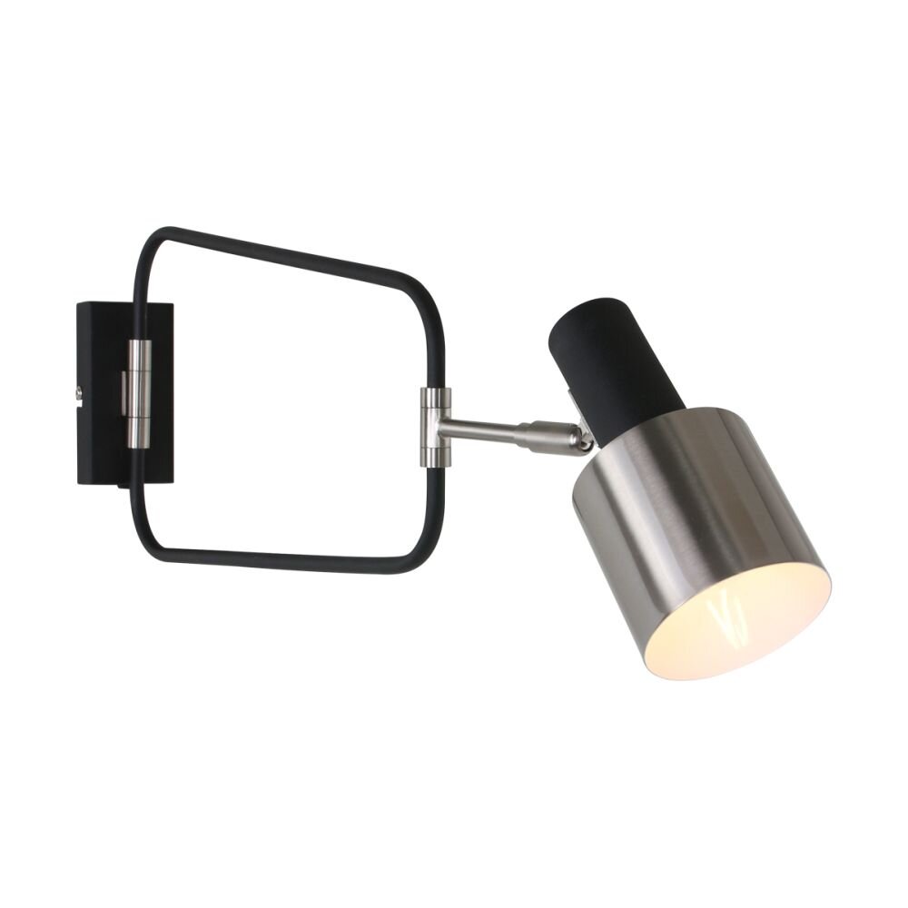Steinhauer Fjorgard Muurlamp Zwart, 1-licht main product photo