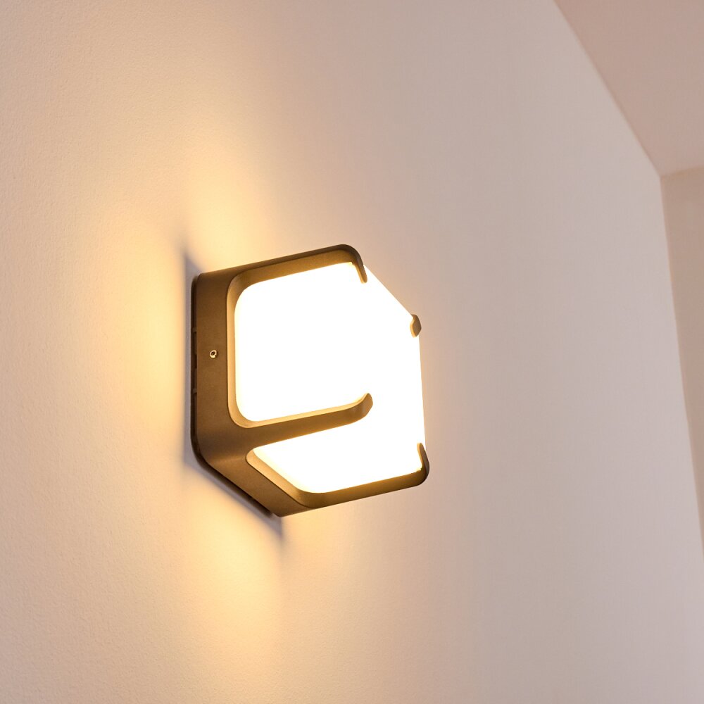 Armor Buiten muurverlichting LED Antraciet, 1-licht