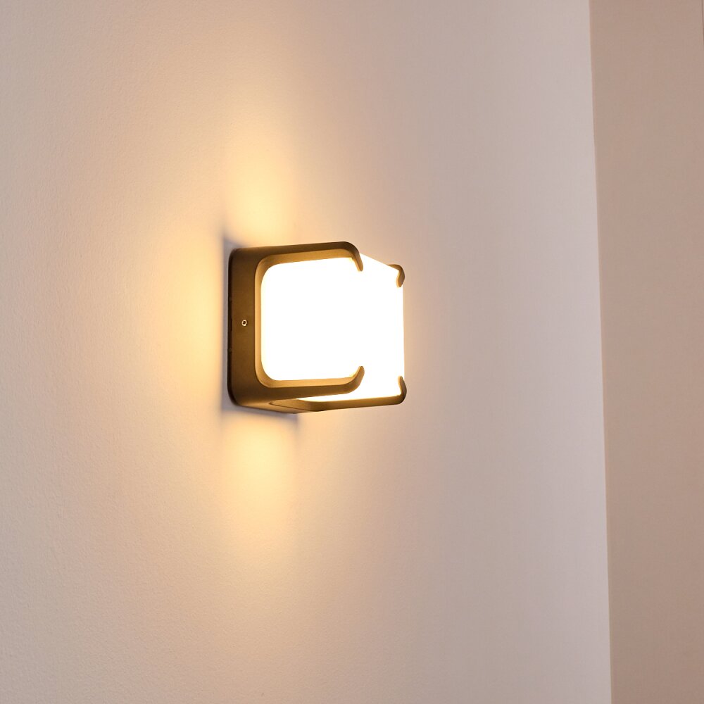 Armor Buiten muurverlichting LED Antraciet, 1-licht