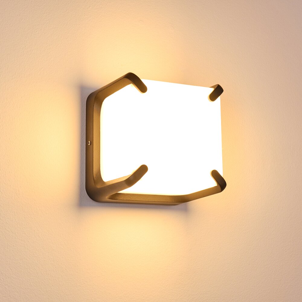 Armor Buiten muurverlichting LED Antraciet, 1-licht