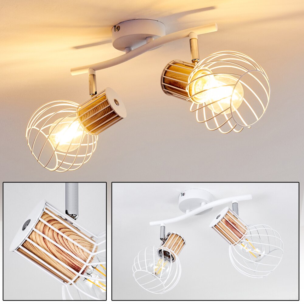 Koler Plafondlamp Wit, 2-lichts main product photo
