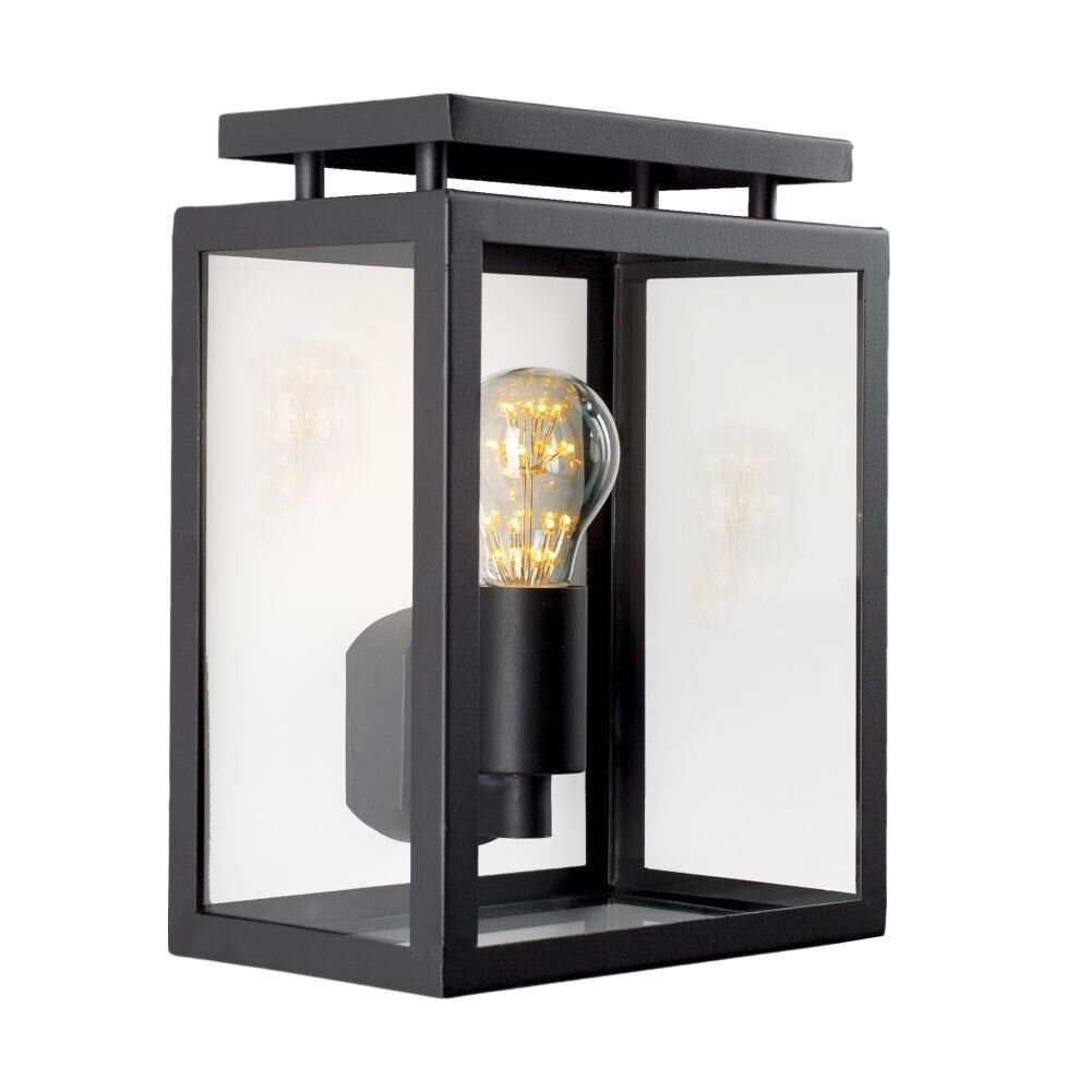 KS Verlichting Vecht Muurlamp Zwart, 1-licht main product photo