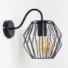 Yalmhill Wandlamp Zwart, 1-licht