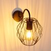Yalmhill Wandlamp Zwart, 1-licht