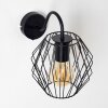 Yalmhill Wandlamp Zwart, 1-licht