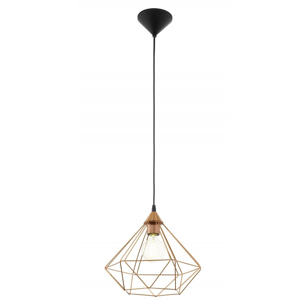 Eglo TARBES Hanglamp Zwart, 1-licht main product photo