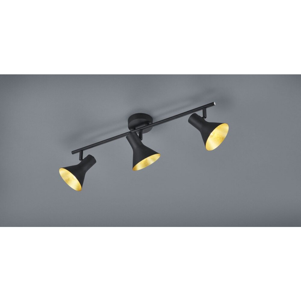 Reality NINA Spotlamp Zwart, 3-lichts main product photo