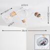 Koler Plafondlamp Wit, 3-lichts Koler Plafondlamp Wit, 3-lichts