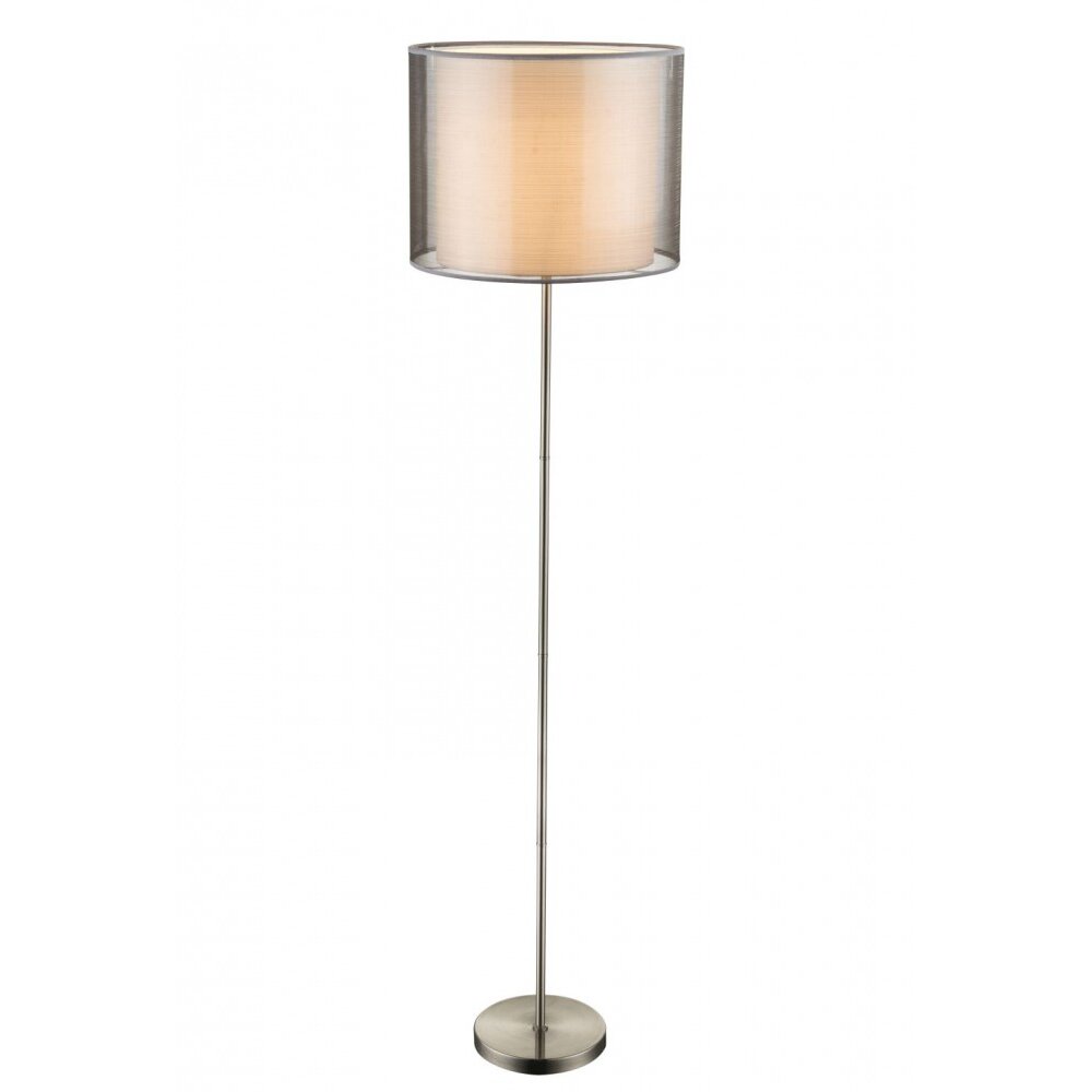 Globo THEO Staande lamp Nikkel mat, 1-licht main product photo