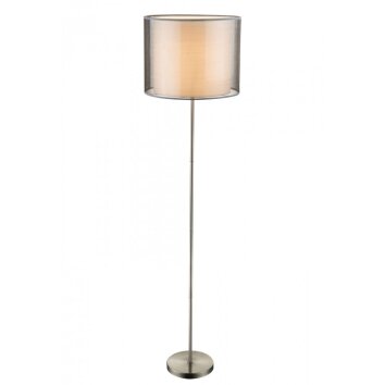 Globo THEO Staande lamp Nikkel mat, 1-licht