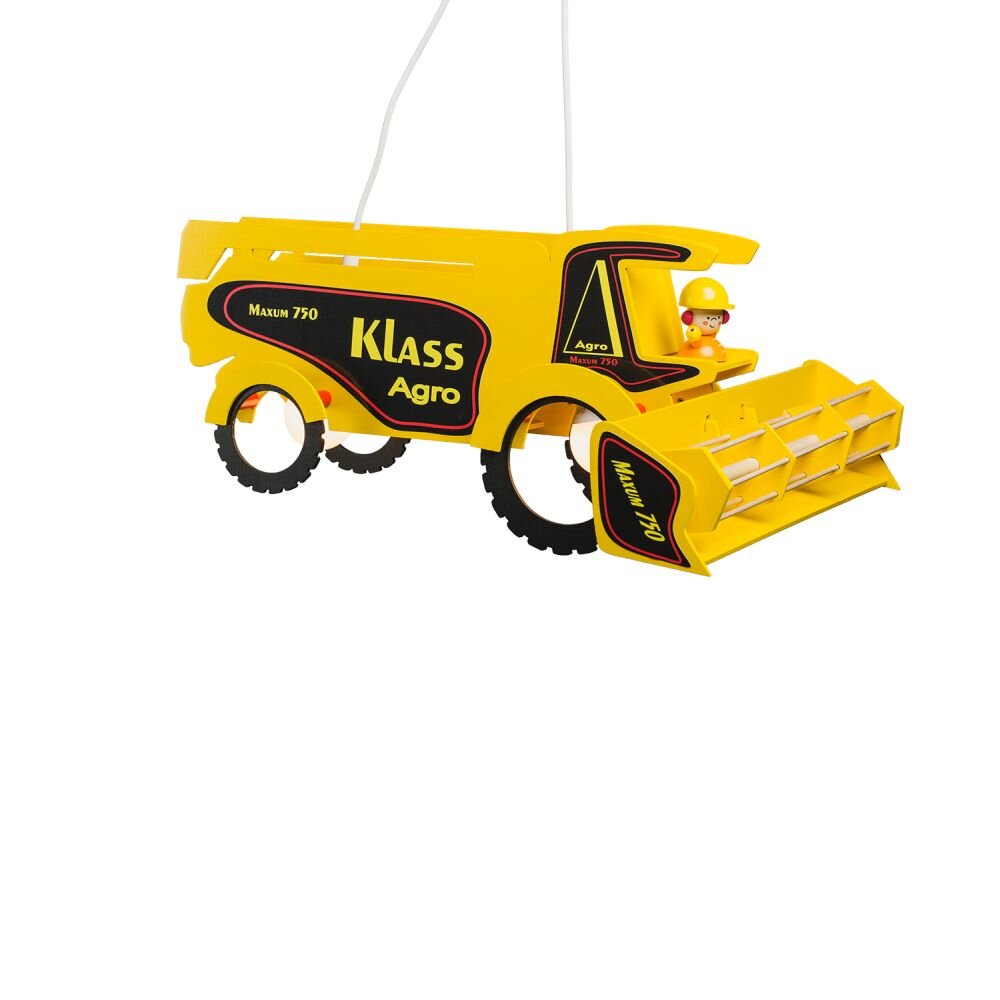 Elobra MÄHDRESCHER Hanglamp Geel, 2-lichts main product photo