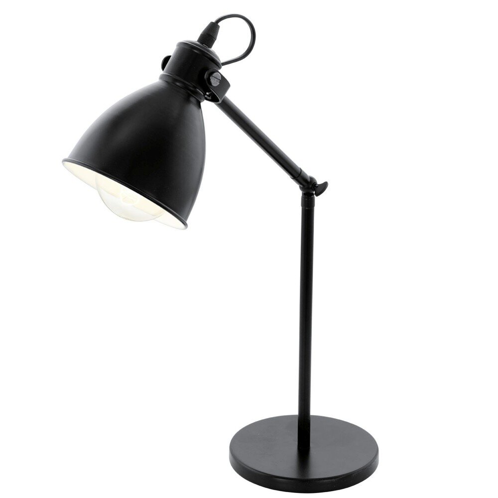 Eglo PRIDDY Tafellamp Zwart, Wit, 1-licht main product photo