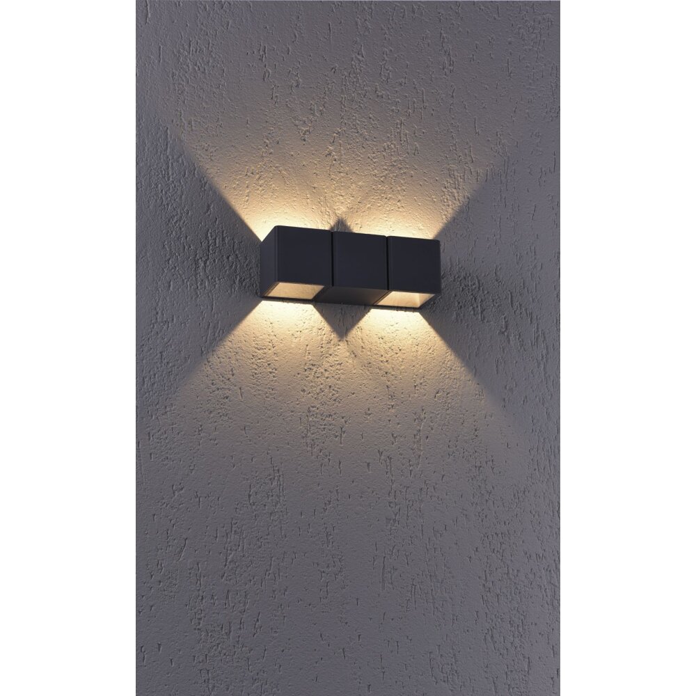 Paul Neuhaus MARCEL Buiten muurverlichting LED Antraciet, 2-lichts main product photo