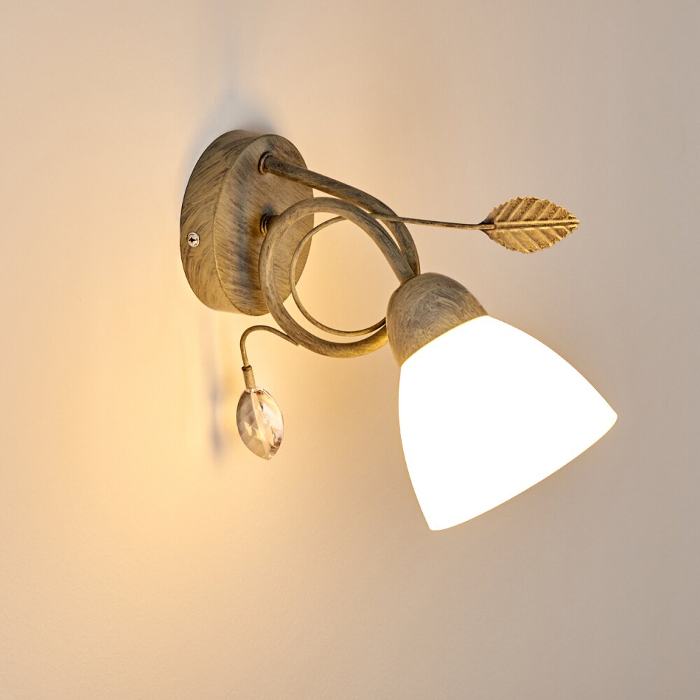 Peccia Muurlamp Grijs, 1-licht