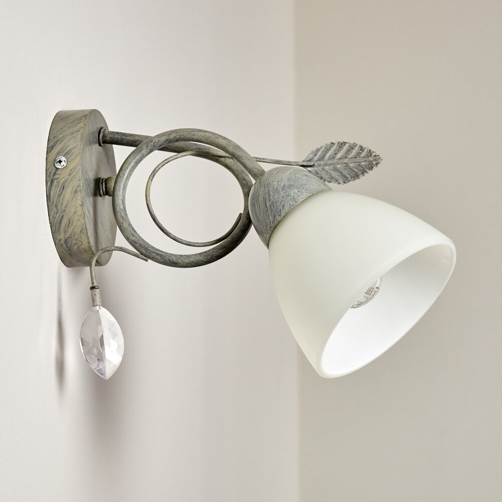 Peccia Muurlamp Grijs, 1-licht