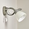 Peccia Muurlamp Grijs, 1-licht