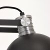Steinhauer Brooklyn Muurlamp Zwart, Zilver, 1-licht