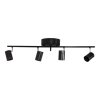 By Rydens Correct Plafondlamp Zwart, 4-lichts