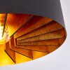 Togo Plafondlamp Messing, Zwart, 1-licht