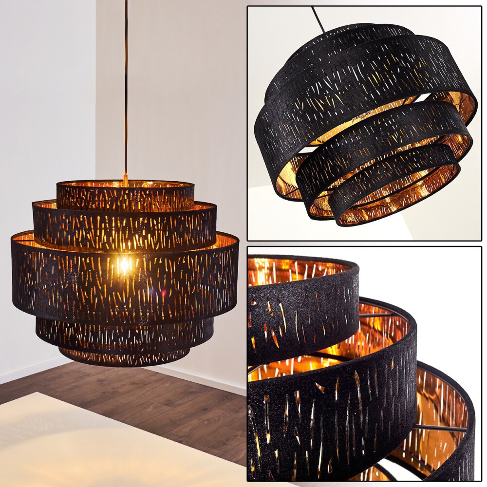 Liared Hanger Zwart, 1-licht main product photo