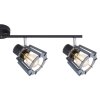 Globo MAHA Spotlamp Zwart, 4-lichts