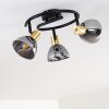 Mariefred Plafondlamp Zwart, 3-lichts