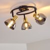 Mariefred Plafondlamp Zwart, 3-lichts