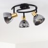Mariefred Plafondlamp Zwart, 3-lichts