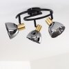 Mariefred Plafondlamp Zwart, 3-lichts