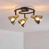Mariefred Plafondlamp Zwart, 3-lichts