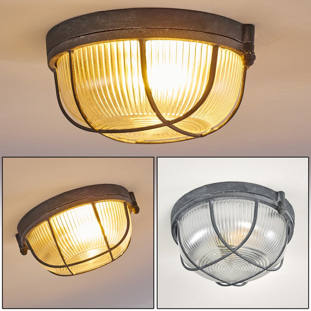 Hanalei Plafondlamp Grijs, 1-licht main product photo