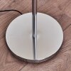 Nauela Staande lamp Staal geborsteld, 3-lichts