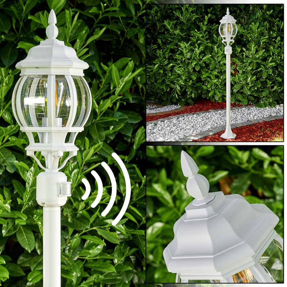 Lentua Buiten staande lamp Wit, 1-licht, Bewegingsmelder main product photo