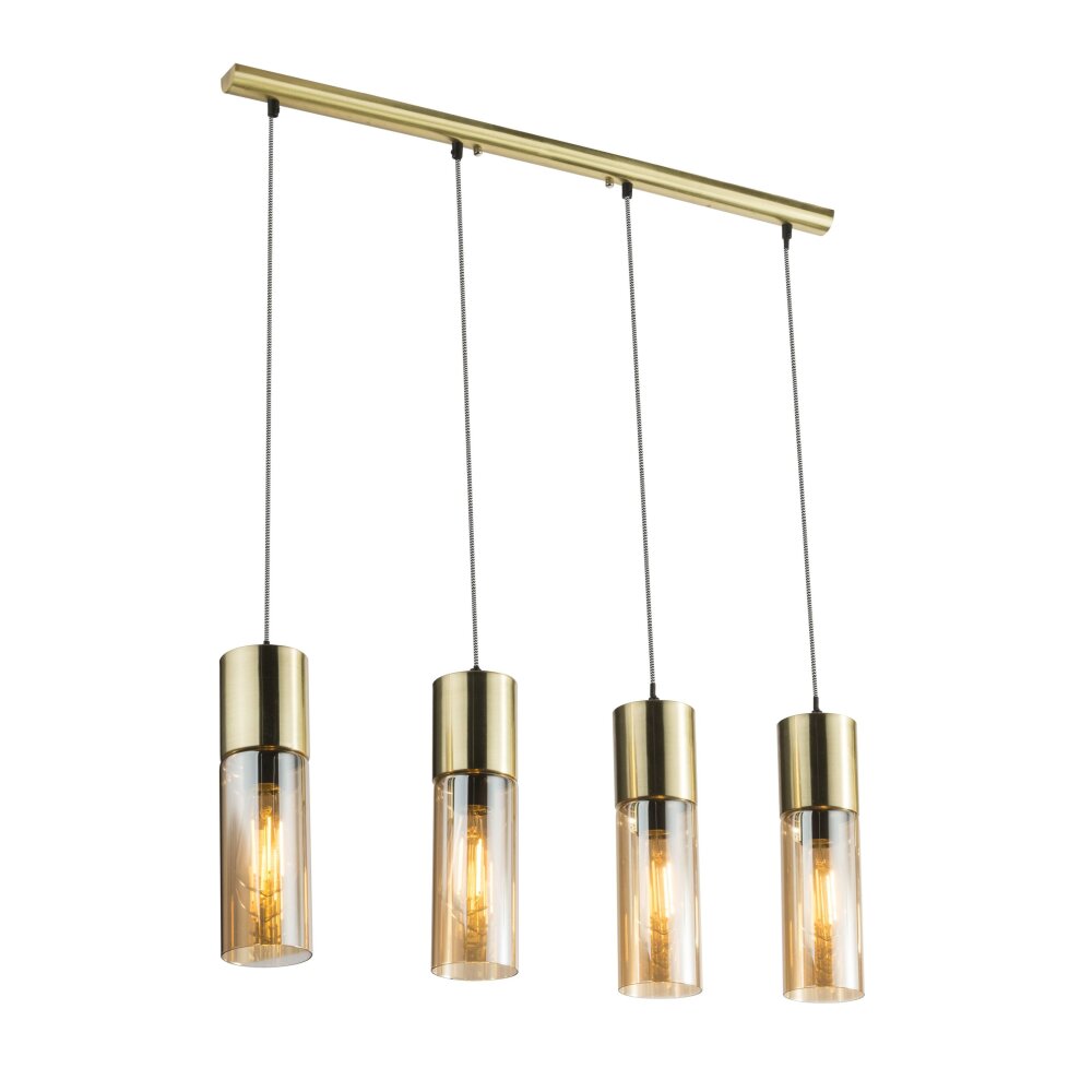 Globo ANNIKA Hanger Goud, 4-lichts main product photo