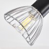 Burkal Plafondlamp Chroom, Zwart, 3-lichts