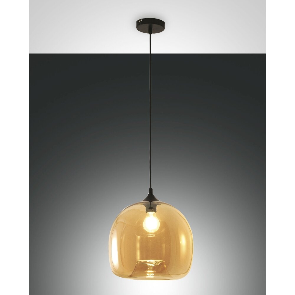 Fabas Luce Maia Hanglampen Zwart, 1-licht main product photo