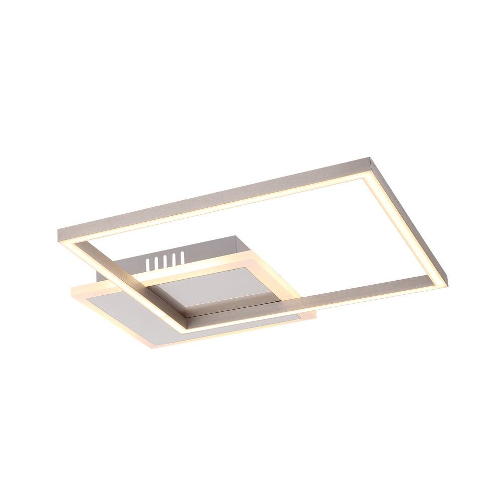 Globo MUNNI Plafondlamp LED Nikkel mat, 1-licht main product photo