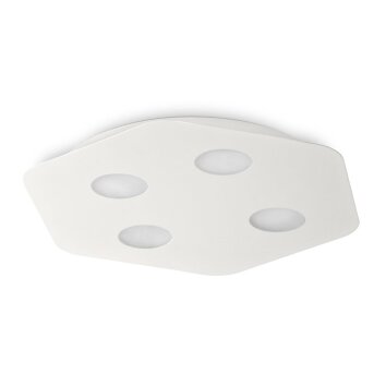 Mantra AREA Plafondlamp Wit, 4-lichts Mantra AREA Plafondlamp Wit, 4-lichts