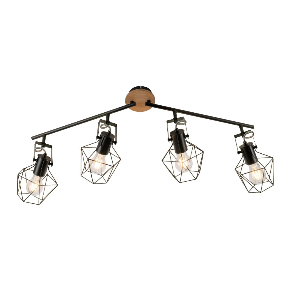Leuchten-Direkt JARO Plafondlamp Hout licht, 4-lichts main product photo