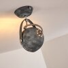 Foverup Plafondlamp Chroom, Grijs, 1-licht