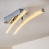 Georgina Plafondlamp LED Chroom, 2-lichts