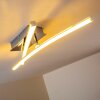 Georgina Plafondlamp LED Chroom, 2-lichts