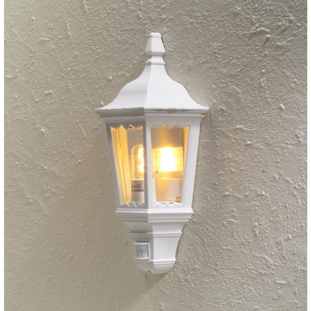 Konstsmide FIRENZE Buiten muurverlichting Wit, 1-licht, Bewegingsmelder main product photo